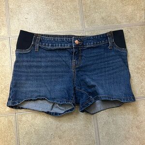 Maternity Jean shorts